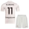 Fotballtrøye SSC SSC Napoli De Bruyne 11 Bortedrakt 2025-26 Kortermet - Barn(+ Shorts)